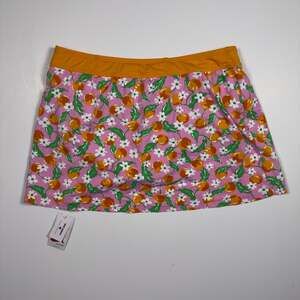 Draper James x Lands' End Floral Orange Blossom Swim Skirt 16W